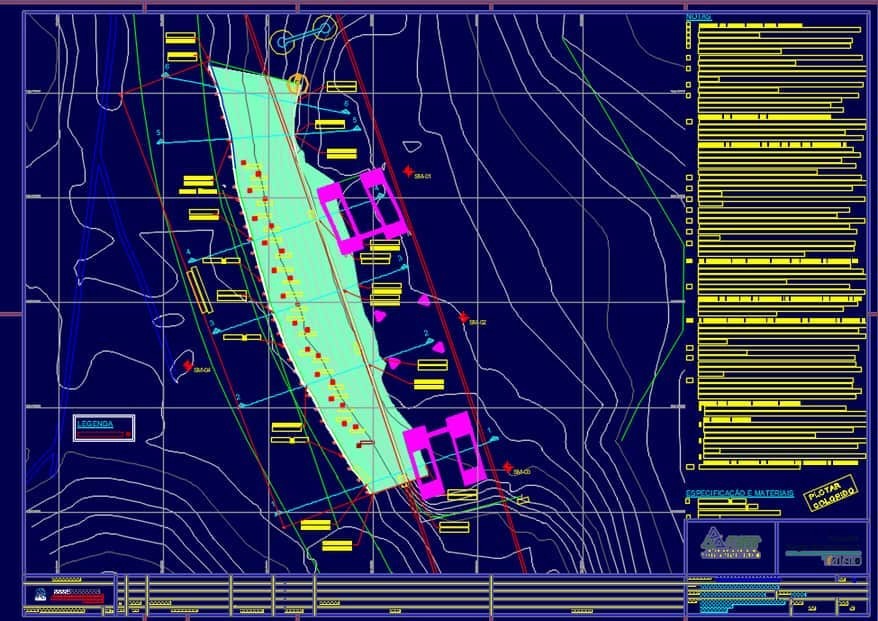 Civil 3D corridor plan and infrastructure drawing example